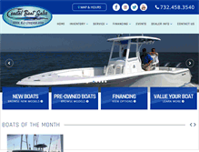 Tablet Screenshot of coastalboatsalesnj.com